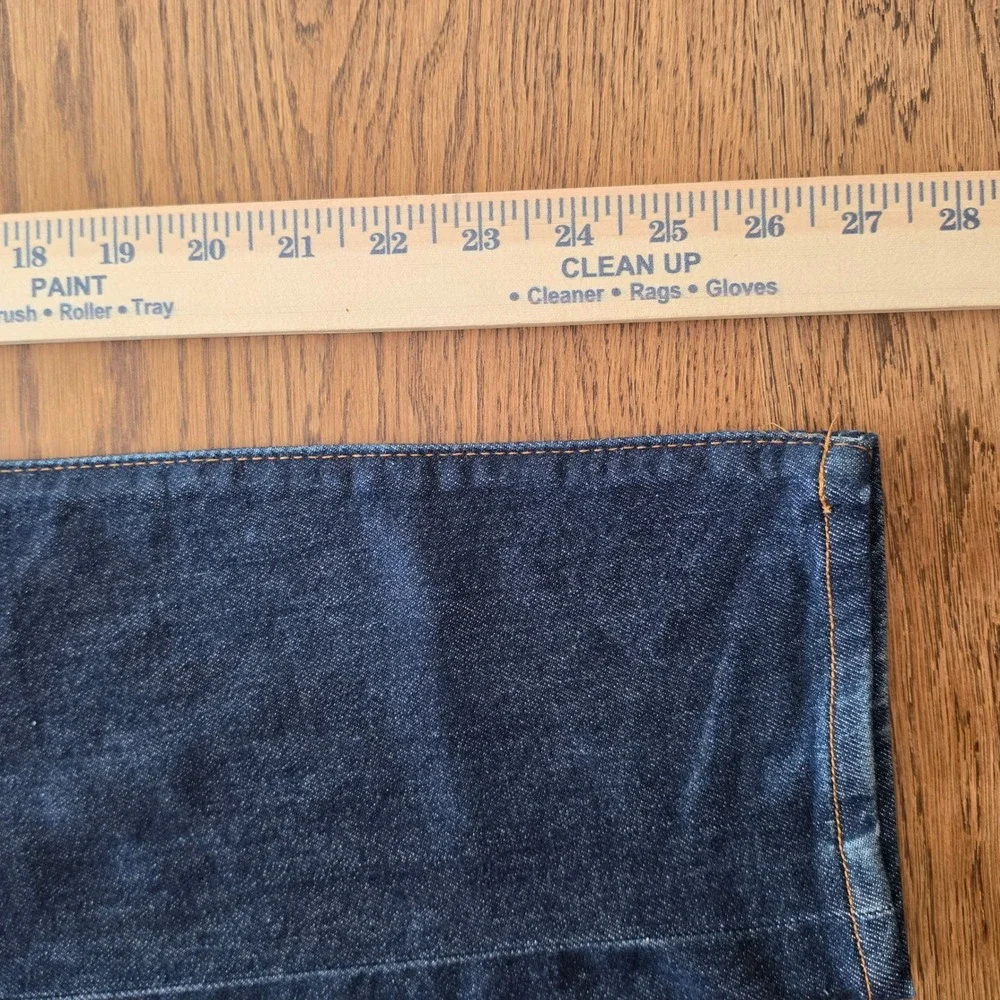 Levis lot 502 big E Slim Fit Jeans Mens Dark Indigo Blue Denim Pants W29 L30